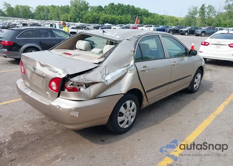 2005 Toyota Corolla Ce from USA, damaged, VIN 2T1BR32E85C437525